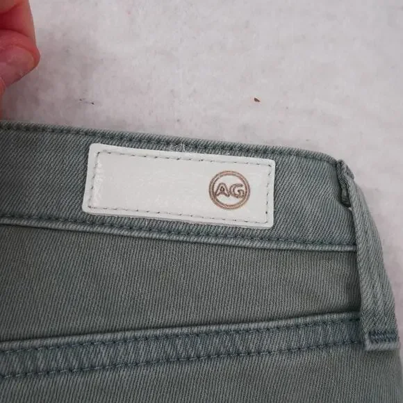 NEW AG Adriano Goldschmied Legging Super Skinny Ankle Jeans Green Size 4 26 - Picture 13 of 13